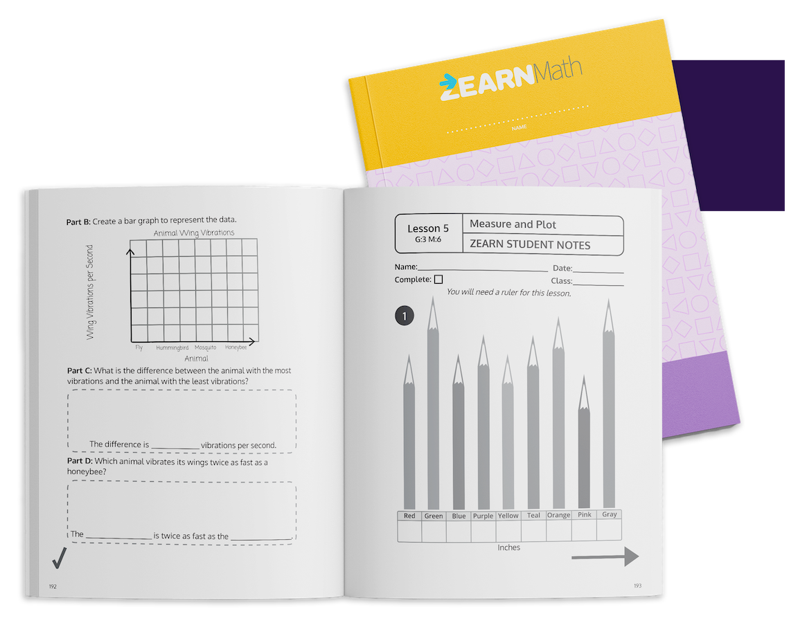Math resources printed materials manipulatives for teachers zearn math